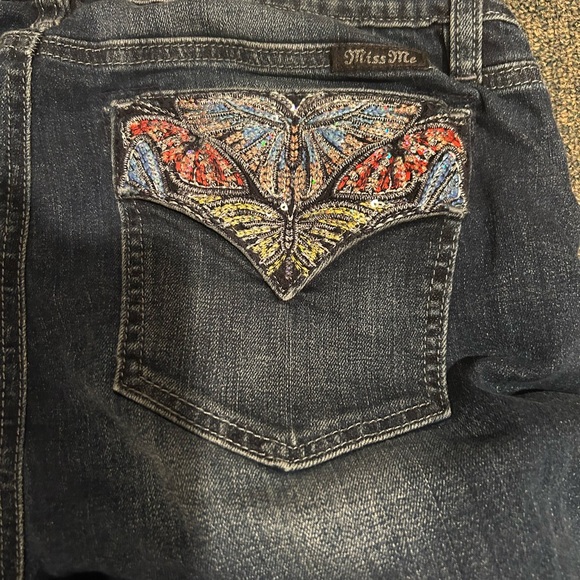 Miss Me Blue Skinny Jeans with Sleek Fit - Picture 7 of 7